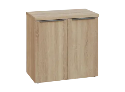 SIN 2 - 8D kancelářská skříň, 2-dveřová, 770x800x400, dub bardolino